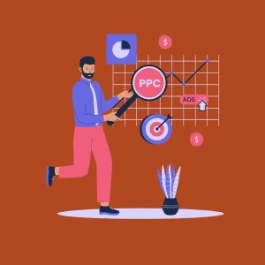 Dashboard showing ad performance metrics managed by a PPC agency.