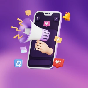 Dashboard showing content planning and analytics for social media agency marketing.