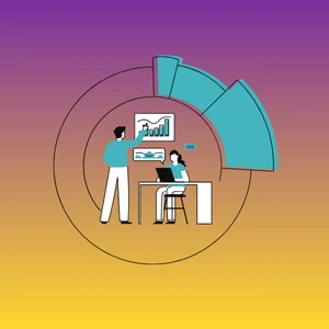 Charts and data dashboards used by a market research agency for brand research and customer insights.