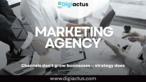 Diagram explaining core digital marketing services and their role in business growth