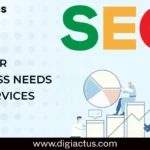 Business growth chart rising through organic search and SEO strategy