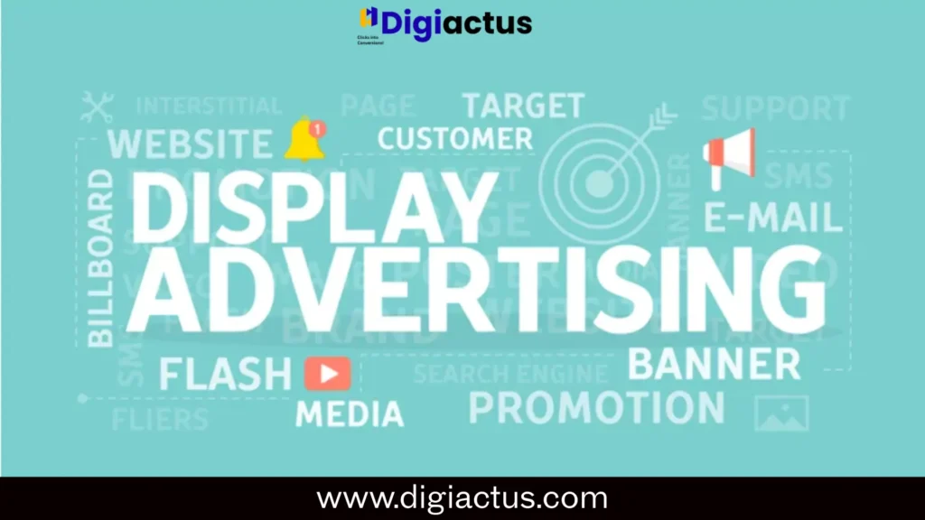 Display advertising agency managing banner ad campaigns and audience targeting